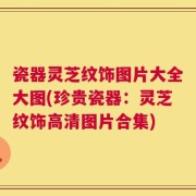 瓷器灵芝纹饰图片大全大图(珍贵瓷器：灵芝纹饰高清图片合集)