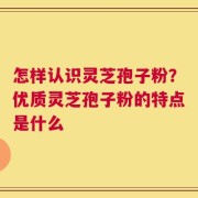 怎样认识灵芝孢子粉？优质灵芝孢子粉的特点是什么