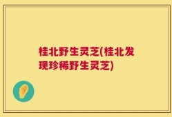 桂北野生灵芝(桂北发现珍稀野生灵芝)
