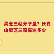 灵芝三萜分子量？长白山灵芝三萜高达多少