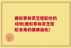 鹿衔草和灵芝搭配吃的功效(鹿衔草和灵芝搭配食用的健康益处)