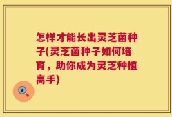 怎样才能长出灵芝菌种子(灵芝菌种子如何培育，助你成为灵芝种植高手)
