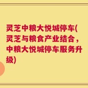 灵芝中粮大悦城停车(灵芝与粮食产业结合，中粮大悦城停车服务升级)