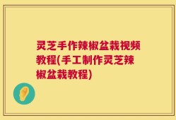 灵芝手作辣椒盆栽视频教程(手工制作灵芝辣椒盆栽教程)