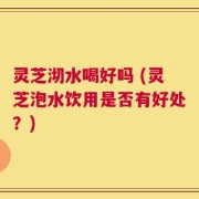 灵芝沏水喝好吗 (灵芝泡水饮用是否有好处？)