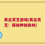 真古灵芝游戏(真古灵芝：探秘神秘森林)