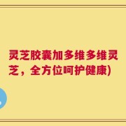 灵芝胶囊加多维多维灵芝，全方位呵护健康)
