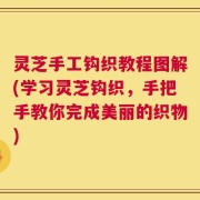 灵芝手工钩织教程图解(学习灵芝钩织，手把手教你完成美丽的织物)