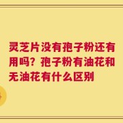 灵芝片没有孢子粉还有用吗？孢子粉有油花和无油花有什么区别