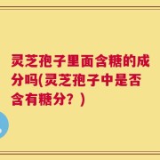 灵芝孢子里面含糖的成分吗(灵芝孢子中是否含有糖分？)