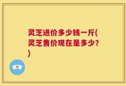 灵芝进价多少钱一斤(灵芝售价现在是多少？)