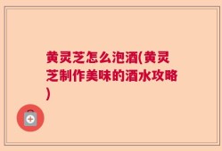 黄灵芝怎么泡酒(黄灵芝制作美味的酒水攻略)
