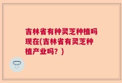 吉林省有种灵芝种植吗现在(吉林省有灵芝种植产业吗？)