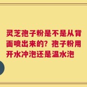 灵芝孢子粉是不是从背面喷出来的？孢子粉用开水冲泡还是温水泡