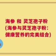 海参 和 灵芝孢子粉(海参与灵芝孢子粉：健康营养的完美组合)