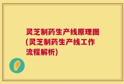 灵芝制药生产线原理图(灵芝制药生产线工作流程解析)