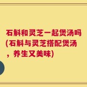 石斛和灵芝一起煲汤吗(石斛与灵芝搭配煲汤，养生又美味)