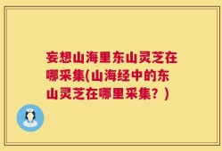 妄想山海里东山灵芝在哪采集(山海经中的东山灵芝在哪里采集？)