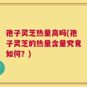 孢子灵芝热量高吗(孢子灵芝的热量含量究竟如何？)