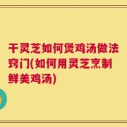 干灵芝如何煲鸡汤做法窍门(如何用灵芝烹制鲜美鸡汤)