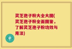灵芝孢子粉大全大图(灵芝孢子粉全面图鉴，了解灵芝孢子粉功效与用法)