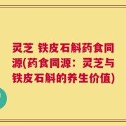 灵芝 铁皮石斛药食同源(药食同源：灵芝与铁皮石斛的养生价值)
