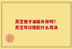 灵芝孢子油能补肾吗？灵芝可以搭配什么煲汤