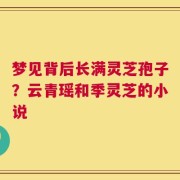 梦见背后长满灵芝孢子？云青瑶和季灵芝的小说