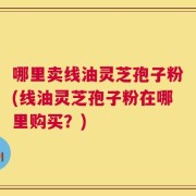 哪里卖线油灵芝孢子粉(线油灵芝孢子粉在哪里购买？)