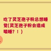 吃了灵芝孢子粉总想睡觉(灵芝孢子粉会造成瞌睡？！)