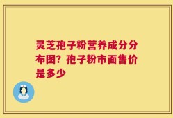 灵芝孢子粉营养成分分布图？孢子粉市面售价是多少
