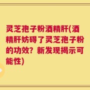 灵芝孢子粉酒精肝(酒精肝妨碍了灵芝孢子粉的功效？新发现揭示可能性)