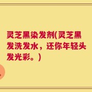 灵芝黑染发剂(灵芝黑发洗发水，还你年轻头发光彩。)