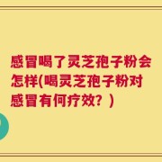 感冒喝了灵芝孢子粉会怎样(喝灵芝孢子粉对感冒有何疗效？)