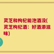 灵芝和枸杞能泡酒没(灵芝枸杞酒：好酒添滋味)