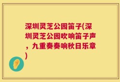 深圳灵芝公园笛子(深圳灵芝公园吹响笛子声，九重奏奏响秋日乐章)