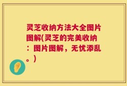 灵芝收纳方法大全图片图解(灵芝的完美收纳：图片图解，无忧添乱。)