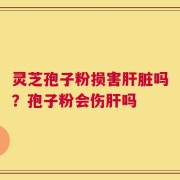 灵芝孢子粉损害肝脏吗？孢子粉会伤肝吗