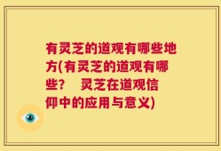 有灵芝的道观有哪些地方(有灵芝的道观有哪些？  灵芝在道观信仰中的应用与意义)
