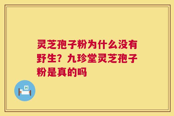 灵芝孢子粉为什么没有野生?九珍堂灵芝孢子粉是真的吗 第1张 灵芝孢子粉为什么没有野生?九珍堂灵芝孢子粉是真的吗 第1张