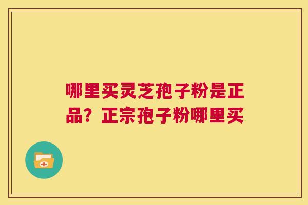 哪里买灵芝孢子粉是正品?正宗孢子粉哪里买 第1张 哪里买灵芝孢子粉是正品?正宗孢子粉哪里买 第1张