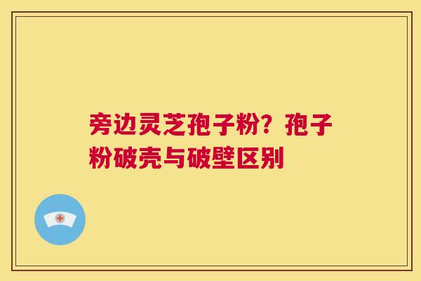 旁边灵芝孢子粉?孢子粉破壳与破壁区别 第1张 旁边灵芝孢子粉?孢子粉破壳与破壁区别 第1张