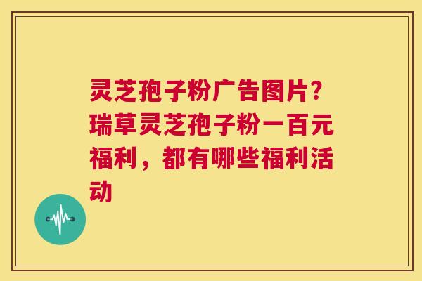 灵芝孢子粉广告图片?瑞草灵芝孢子粉一百元福利,都有哪些福利活动 第1张 灵芝孢子粉广告图片?瑞草灵芝孢子粉一百元福利,都有哪些福利活动 第1张