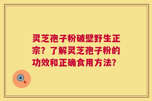 灵芝孢子粉破壁野生正宗?了解灵芝孢子粉的功效和正确食用方法? 第1张 灵芝孢子粉破壁野生正宗?了解灵芝孢子粉的功效和正确食用方法? 第1张