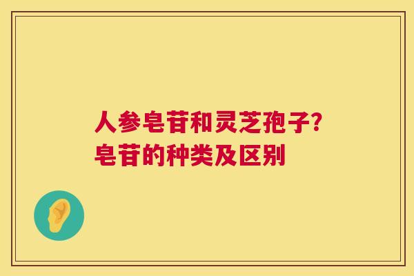 人参皂苷和灵芝孢子？皂苷的种类及区别  第1张