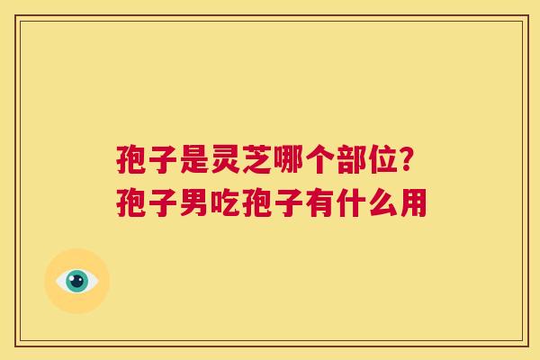 孢子是灵芝哪个部位?孢子男吃孢子有什么用 第1张 孢子是灵芝哪个部位?孢子男吃孢子有什么用 第1张