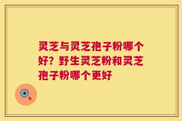 灵芝与灵芝孢子粉哪个好?野生灵芝粉和灵芝孢子粉哪个更好 第1张 灵芝与灵芝孢子粉哪个好?野生灵芝粉和灵芝孢子粉哪个更好 第1张