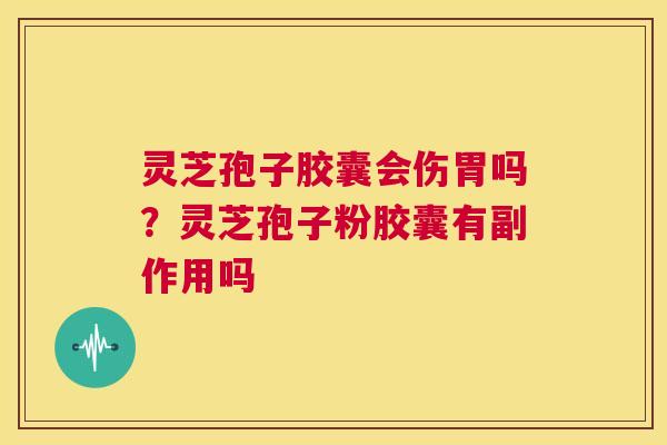 灵芝孢子胶囊会伤胃吗?灵芝孢子粉胶囊有副作用吗 第1张 灵芝孢子胶囊会伤胃吗?灵芝孢子粉胶囊有副作用吗 第1张