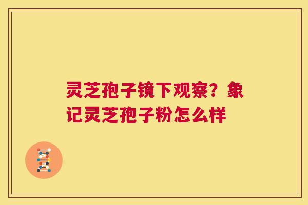 灵芝孢子镜下观察?象记灵芝孢子粉怎么样 第1张 灵芝孢子镜下观察?象记灵芝孢子粉怎么样 第1张