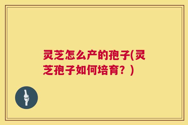 灵芝怎么产的孢子(灵芝孢子如何培育?) 第1张 灵芝怎么产的孢子(灵芝孢子如何培育?) 第1张